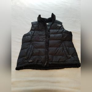 The north face Puffer vest black